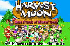 Harvest Moon More Friends of Mineral Town screenshot 3 for GameBoy Advance